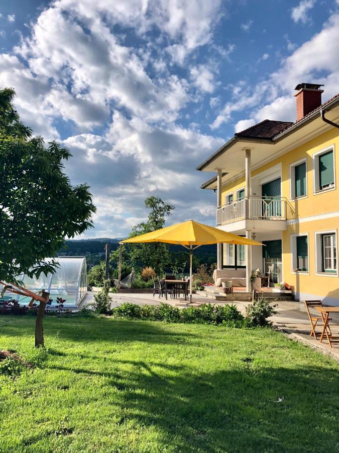 Ferienwohnung Am Bauernhof Strassonig Vulgo Hornis Moosburg Exterior foto